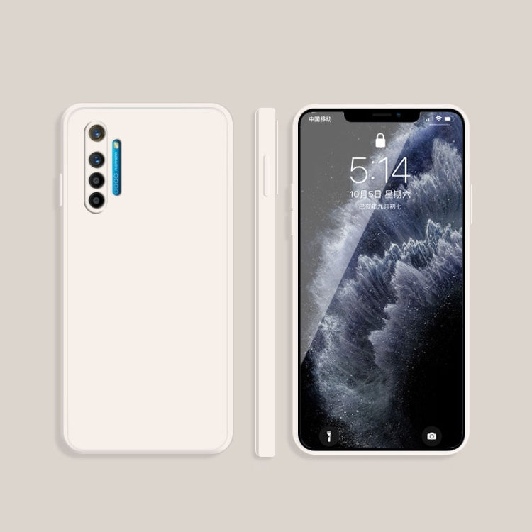 Custodia protettiva a copertura totale antigoccia in silicone liquido imitazione tinta unita, For OPPO Realme 6, For OPPO Realme 6 Pro, For OPPO Realme 7 / Narzo 20 Pro, For OPPO Realme 7 Pro, For OPPO Realme 7i / C17, For OPPO Realme C11