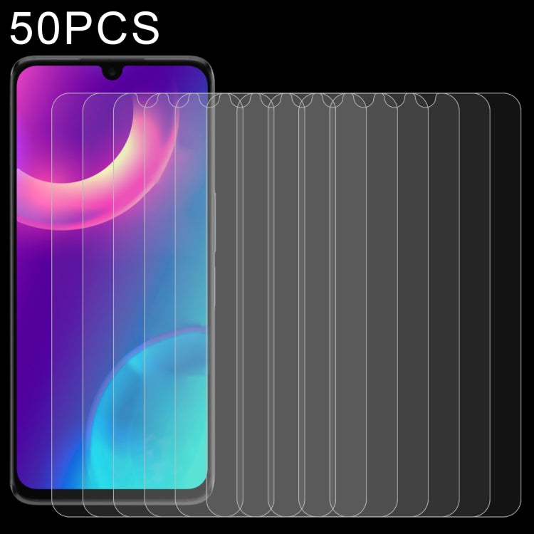 50 pellicole in vetro temperato da 0,26 mm 9H 2,5D, For TCL 30 / TCL 30+ (50 PCS), For TCL 30 SE (50 PCS), For TCL 305 / 305 DUAL SIM / 30E (50 PCS), For Kyocera Gratina KYV48 (50 PCS), For Itel A58 / A58 Pro (50 PCS), For ZTE Blade 20 Smart (50 PCS)
