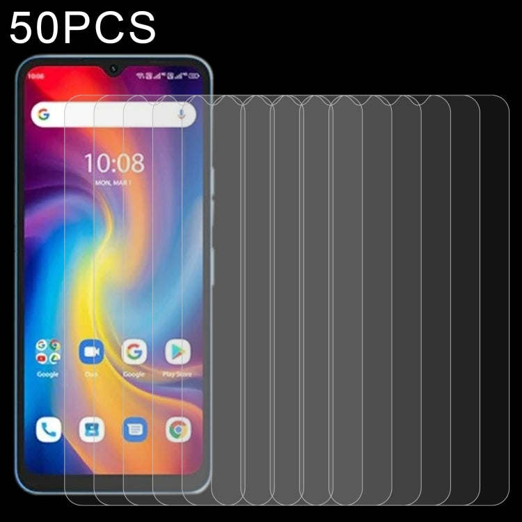 50 pellicole in vetro temperato da 0,26 mm 9H 2,5D, For UMIDIGI A13 Pro, For Wiko View 3 Lite(50 PCS), For Alcatel Lumos(50 PCS), For Google Pixel 7 5G(50 PCS), For Alcatel Axel(50 PCS), For Google Pixel 7 Pro 5G(50 PCS), For Itel A16(50 PCS)