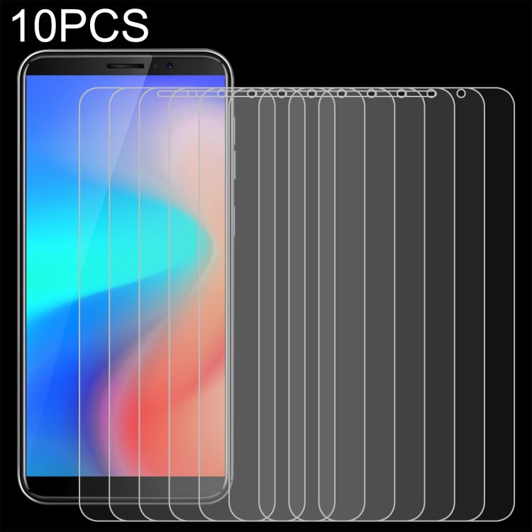 10 pellicole in vetro temperato da 0,26 mm 9H 2,5D, For CUBOT J3 Pro(10 PCS), For Tecno Camon 18i(10 PCS), For CUBOT King Kong(10 PCS), For CUBOT King Kong 3(10 PCS), For CUBOT Max(10 PCS), For CUBOT Max 2(10 PCS), For CUBOT P20(10 PCS)