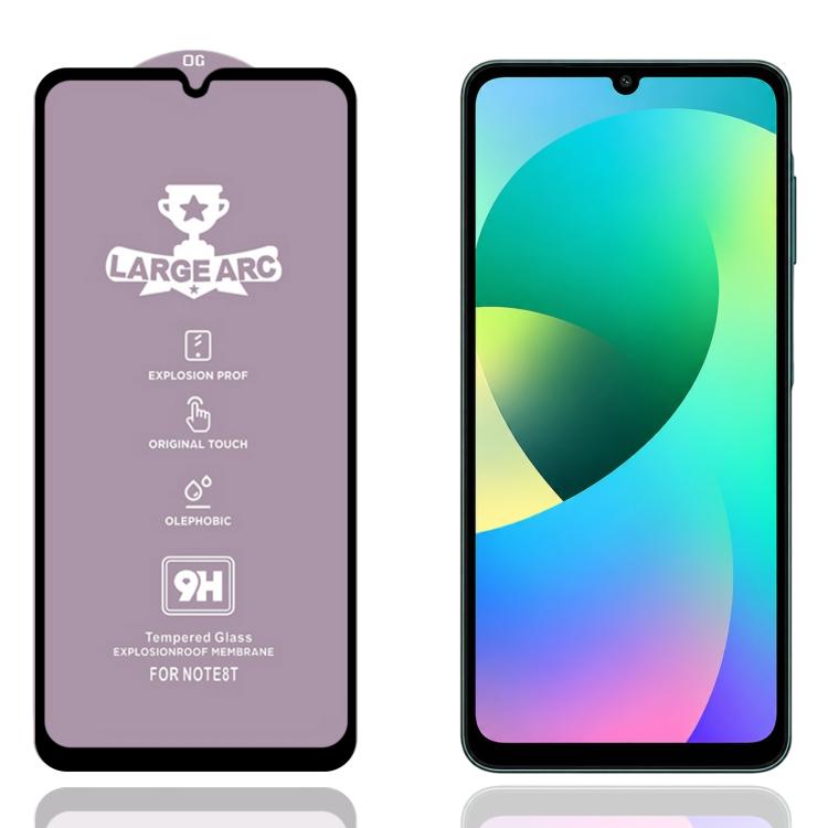 Pellicola in vetro temperato ad arco ampio con spessore di 0,4 mm e rivestimento in alluminio 9H., For Samsung Galaxy A06s, For Samsung Galaxy A06 5G, For Samsung Galaxy A56 5G, For Samsung Galaxy A26 5G, For Samsung Galaxy A36 5G