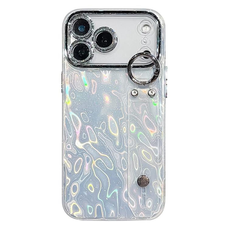 Custodia per telefono in TPU con cinturino da polso dalla texture rugosa e pellicola protettiva per l'obiettivo., For iPhone 17 Pro Max, For iPhone 17 Pro, For iPhone 17, For iPhone Air, For iPhone 16 Pro Max, For iPhone 16 Pro, For iPhone 16 Plus