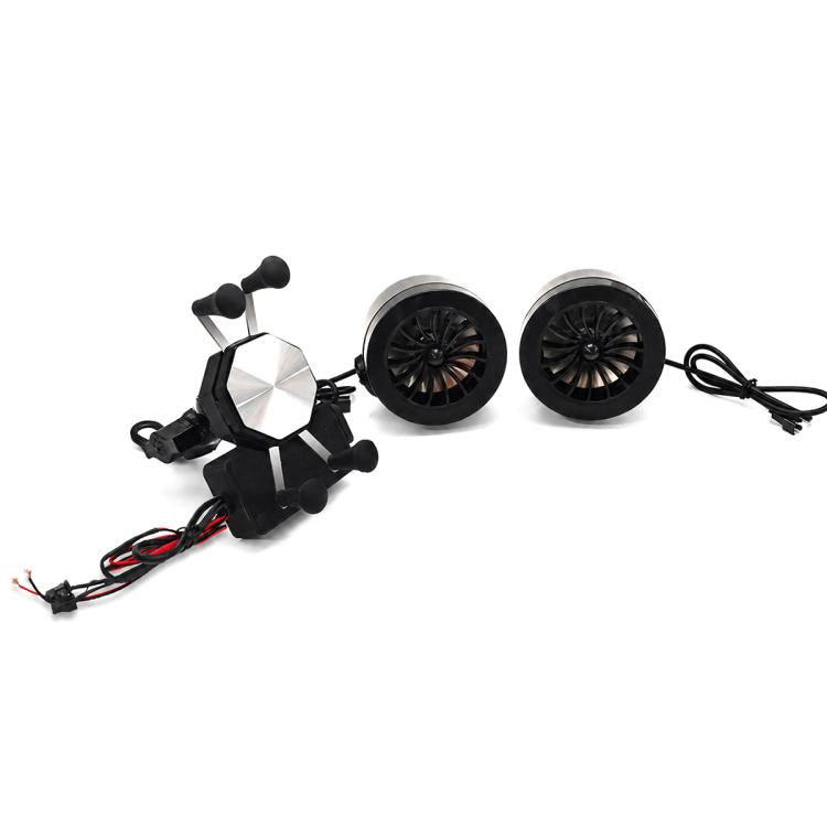 Supporto per telefono/navigatore con altoparlante Bluetooth YL-B66 da 12V per moto., Short Claw Rearview Mirror Model, Short Claw Handlebar Model, Long Claw Rearview Mirror Model, Long Claw Handlebar Model, Six Claw Rearview Mirror Model