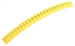 Numero segnacavo 6 in PVC per cavi 3.5-7mmq - Conf. 500 pezzi