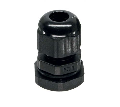 Boccola passacavo in Nylon M18 colore nero