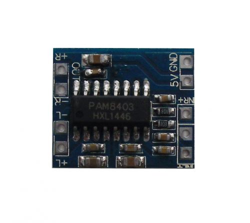 Mini amplificatore audio 3W+3W 2.5-5V