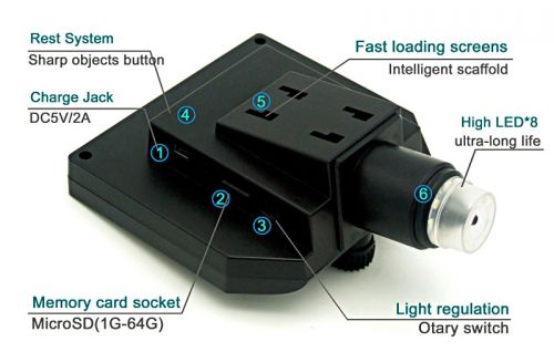 Microscopio digitale USB 600x con display HD da 4,3 pollici - immagine 6