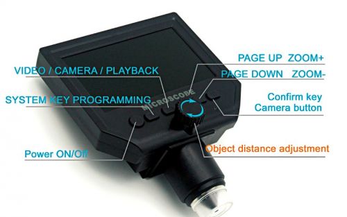 Microscopio digitale USB 600x con display HD da 4,3 pollici - immagine 7