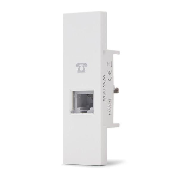 Presa telefono RJ11 bianca linea ZEN MAPN223S 0793541341403 01074