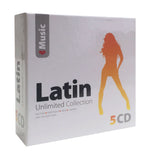 Cofanetto 5 CD musicali Latin con bachata, salsa e mambo