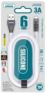 Cavo per ricarica USB lightning bianco JA026