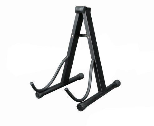 Supporto per chitarra stabile in metallo nero