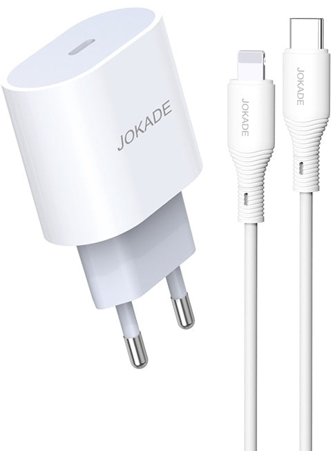 Alimentatore caricabatterie USB type C/Lightning 9V-2A/12V-1.67A PD20W JB010 F2170