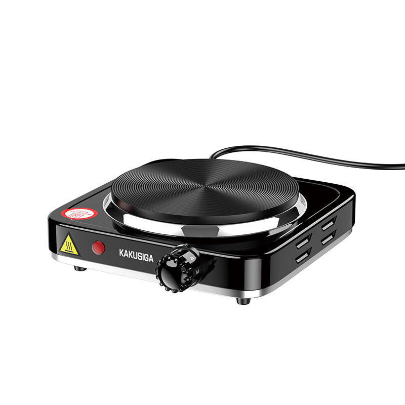 Fornello elettrico 1000W input 220-240V nero KSC-1567