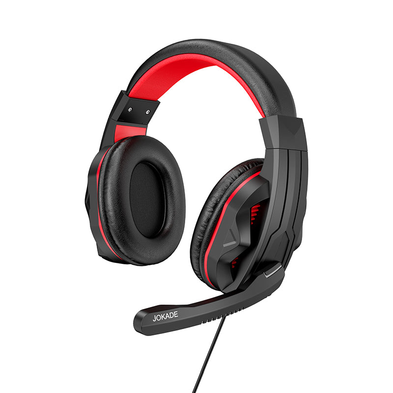 Cuffie ad archetto da gaming con microfono nere JD013Cuffie ad archetto da gaming con microfono nere JD013