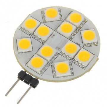 Lampada LED 12 SMD 5050 G4 12V AC luce fredda