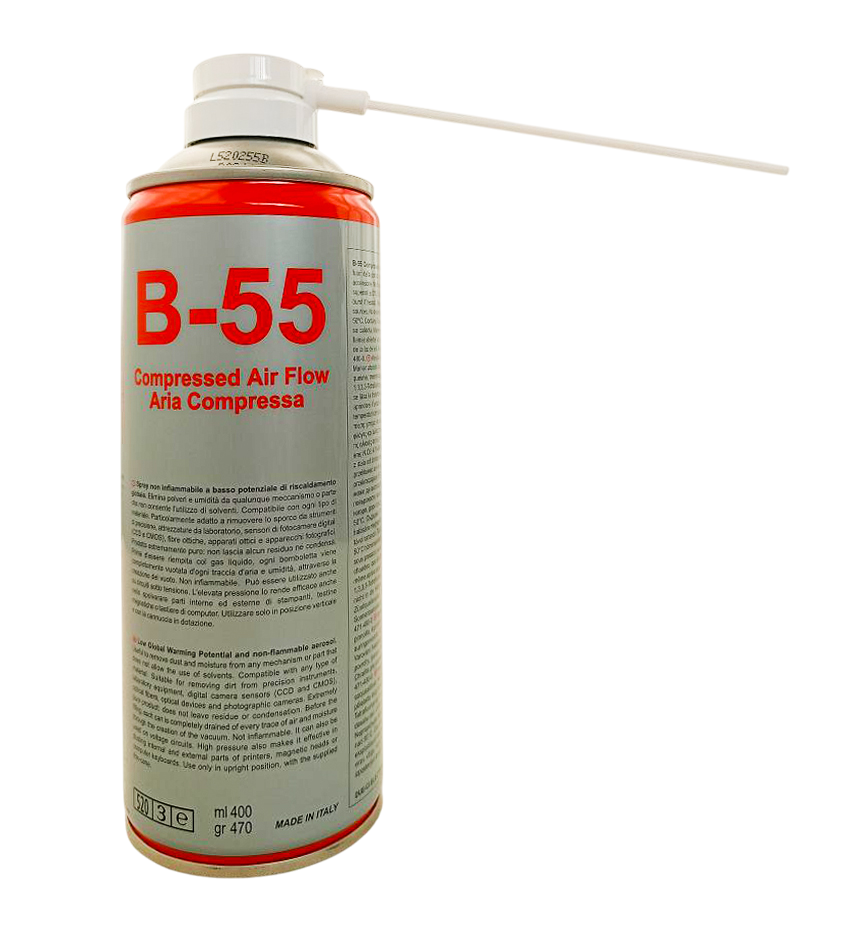 Aria compressa B-55 LowGWP spray per elettronica, 400 ml