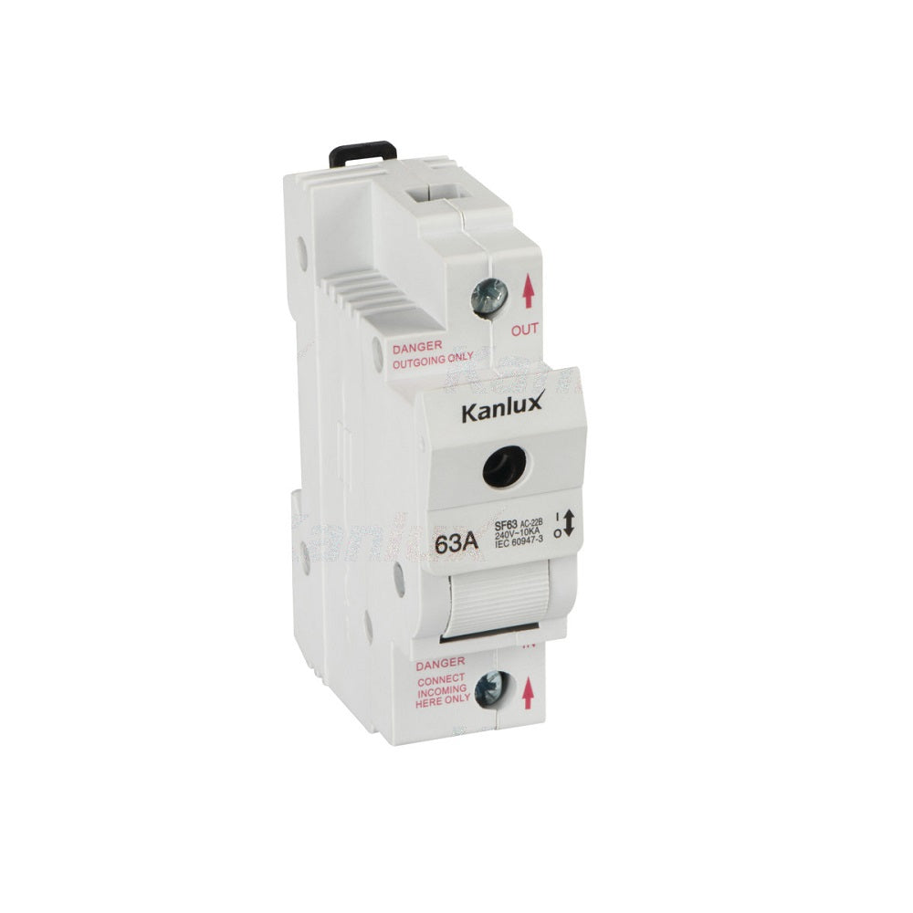 Contattore guida DIN D02 KSF 63A Kanlux 230V bianco