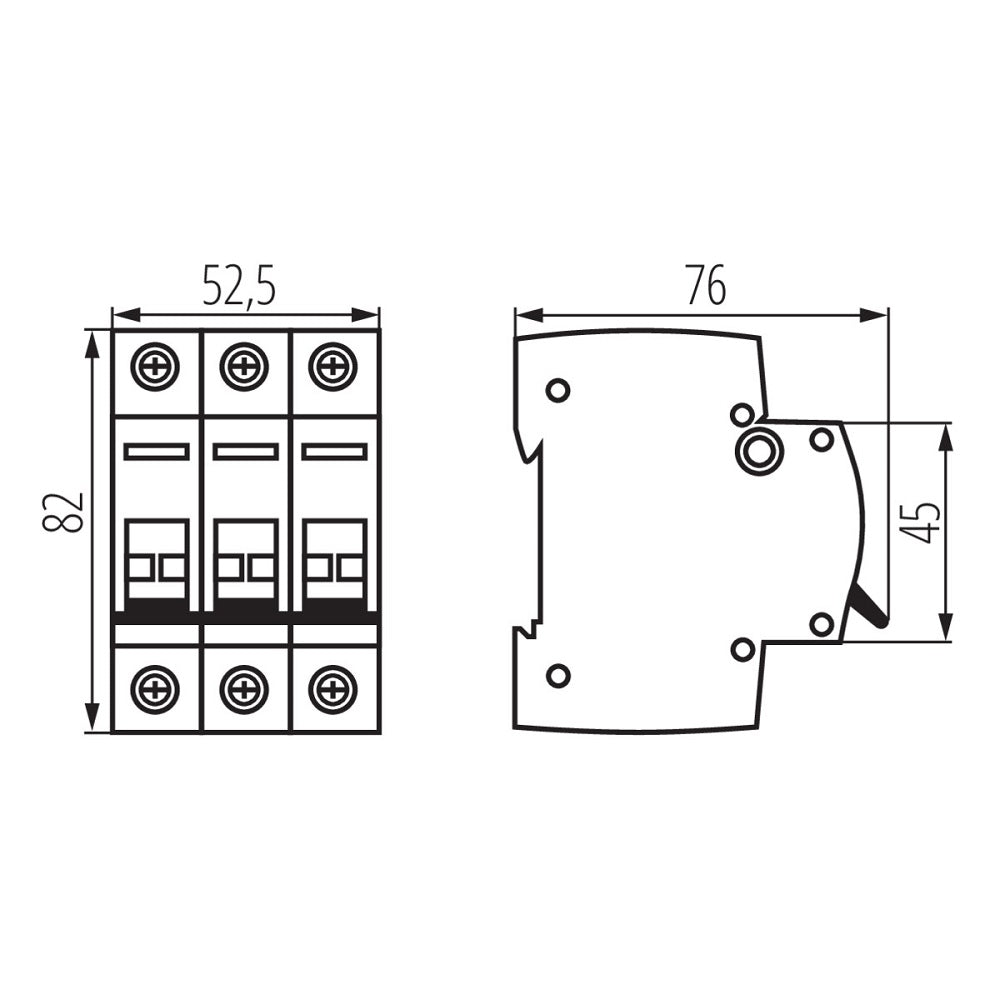 Sezionatore KMI KMI-3 25A 3P Kanlux 5905339272515 27251 KA1058