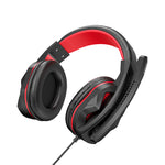 Cuffie ad archetto da gaming con microfono nere JD013