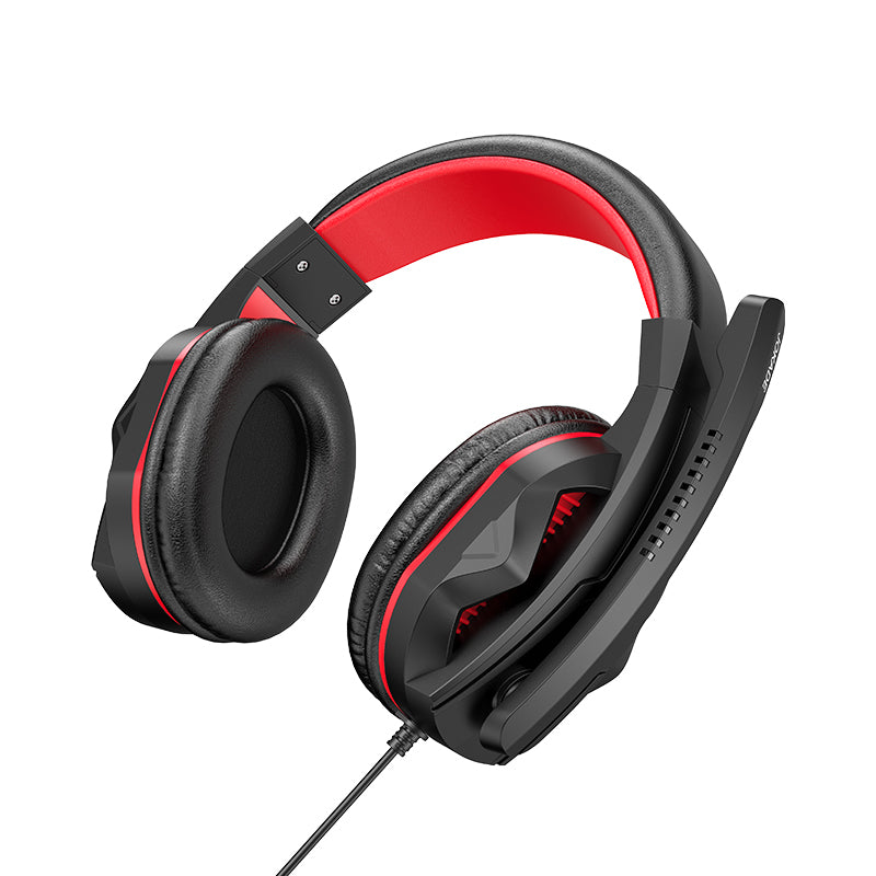Cuffie ad archetto da gaming con microfono nere JD013
