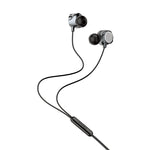 Cuffie auricolari con microfono 1.2m nere JD040 6921042126371 F4120