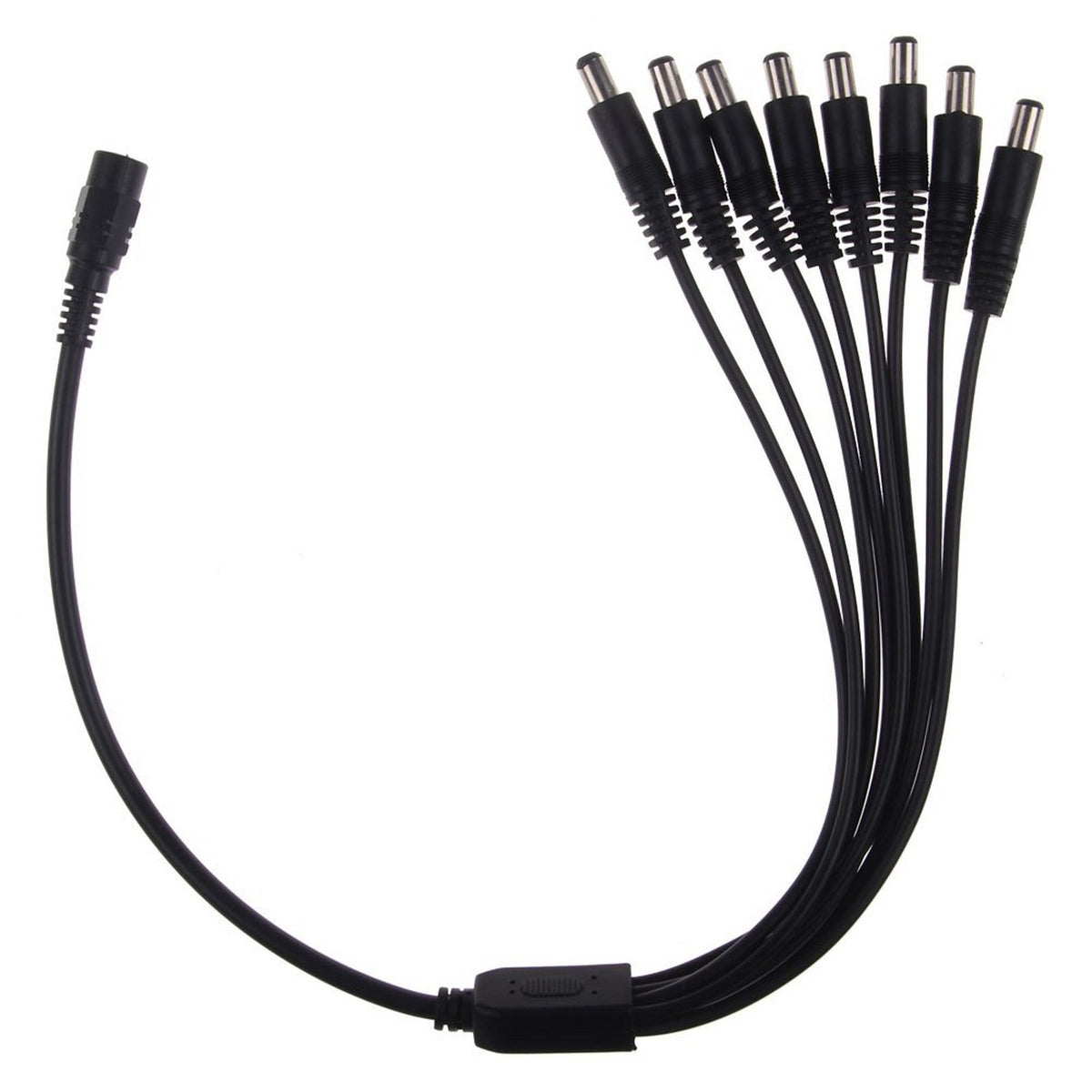Sdoppiatore di alimentazione 8 uscite con connettori 2.1/5.5 mm