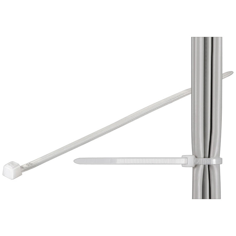 Fascette fermacavi autobloccanti 450x4,8mm in nylon 100pz bianco