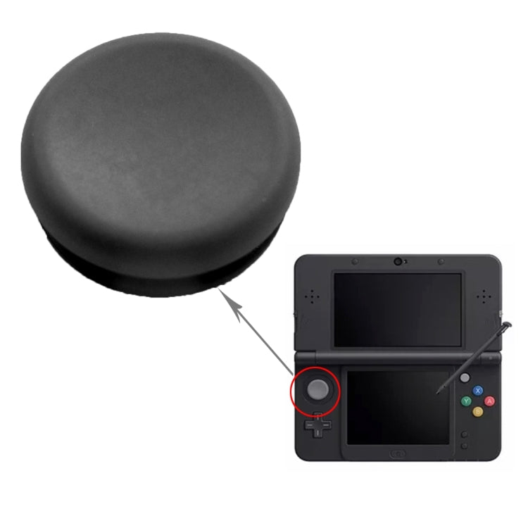 Tappo joystick analogico nero di ricambio per Nintendo 3DS