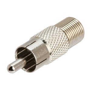 Adattatore RCA maschio femmina in ottone nichelato