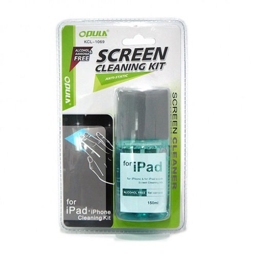 Kit pulizia per LCD Tablet e Smartphone con spray e panno