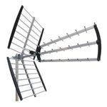 Antenna UHF DVB-T/T2 da esterno 18 dB, 27 elementi, filtro LTE 5G