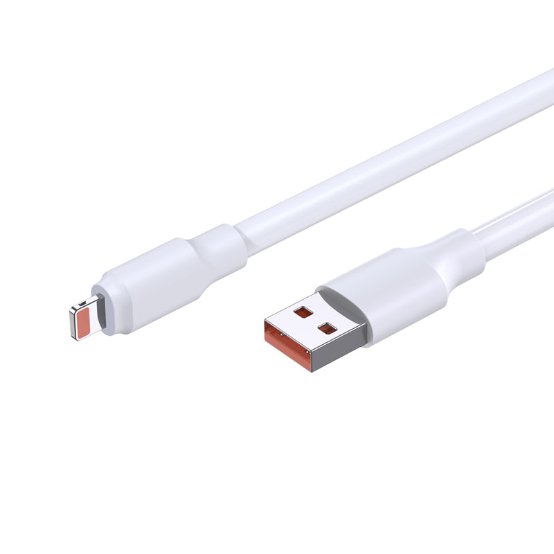 Cavo per ricarica e sincronizzazione bianco 1m 6A 120W USB Lightning N025