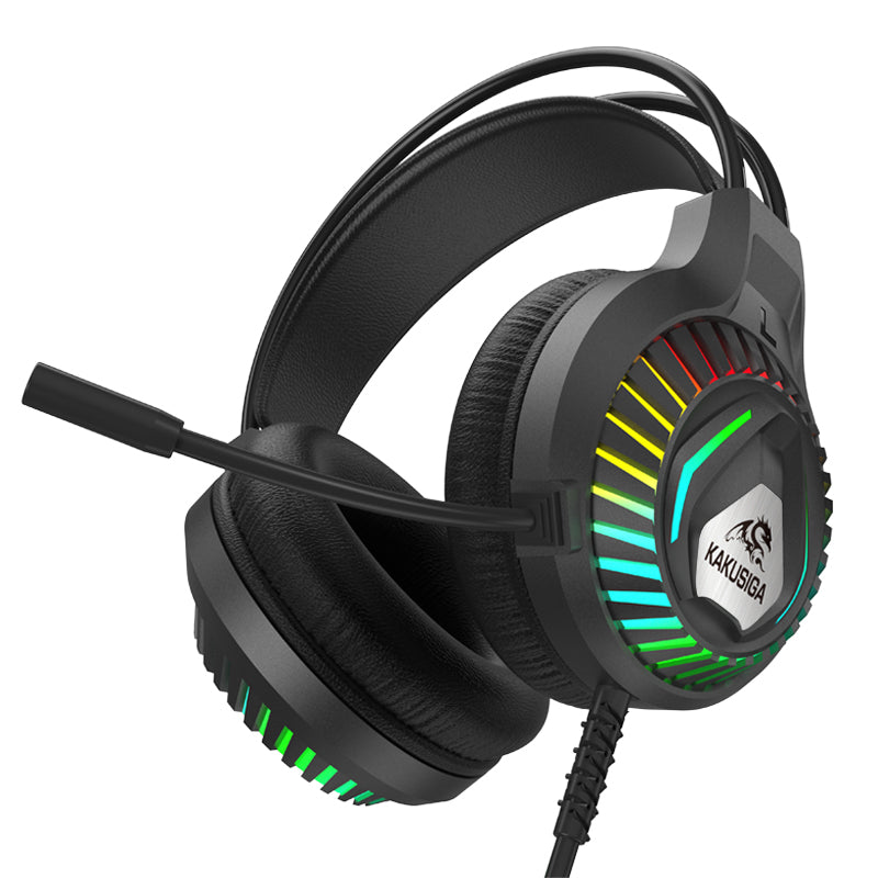 Cuffie da gaming ad archetto con microfono nere KSC-849