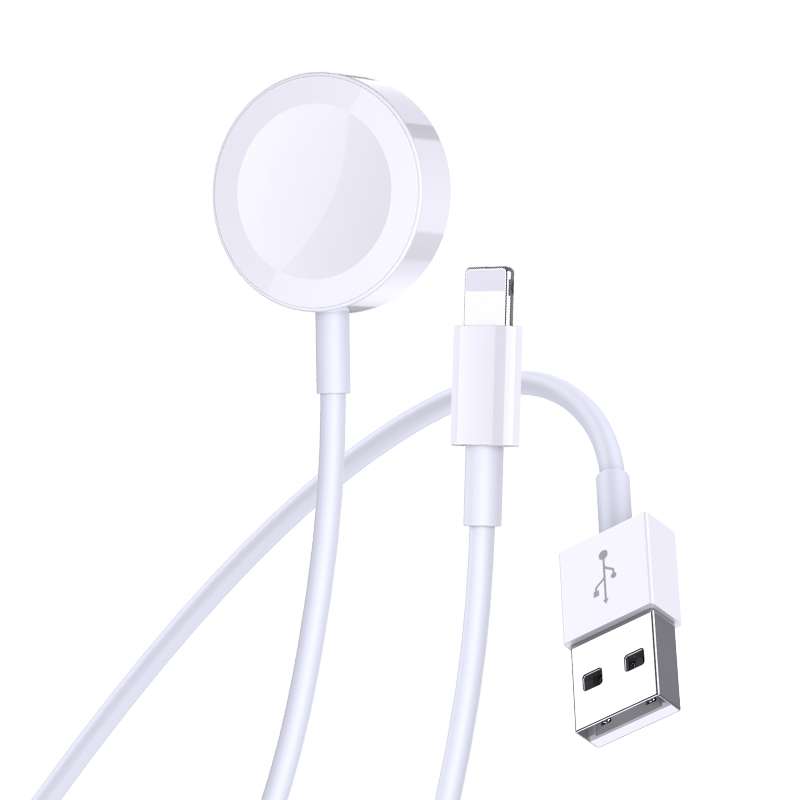 Caricabatterie wireless 2in1 USB/USB Ligtning per iWatch e iPhone JA038 6921042136462 F2990