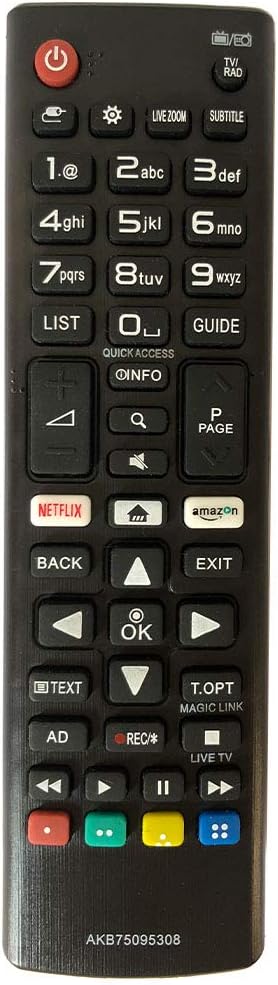 Telecomando universale LG per TV LED e LCD con tasti Netflix e Amazon