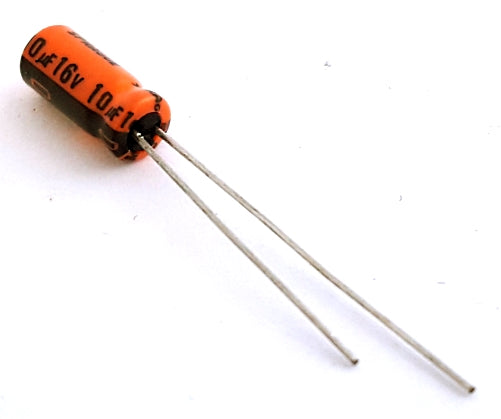 Condensatore elettrolitico 10uF 16V - confezione 10 pezzi