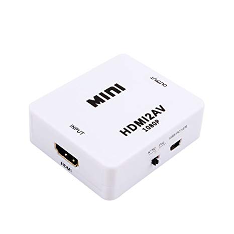 Convertitore HDMI a RCA AV 1080p con alimentazione USB