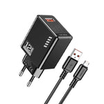 Caricatore micro USB  5V/2.4A 12W nero KSC-1236