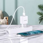 Caricabatterie USB micro 22.5W bianco JB098