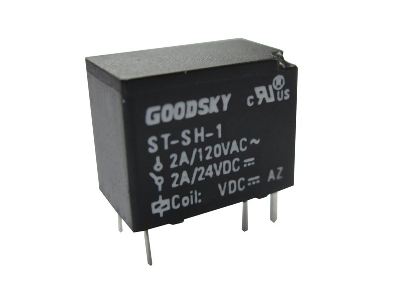 Relè 24V DC ST-SH-124L compatto per circuiti a bassa tensione