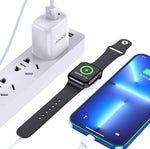 Caricabatterie wireless 2in1 USB/USB Ligtning per iWatch e iPhone JA038 6921042136462 F2990