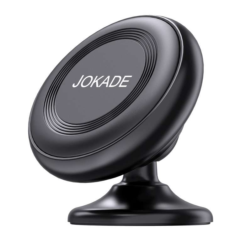 Supporto magnetico adesivo per auto nero JE024