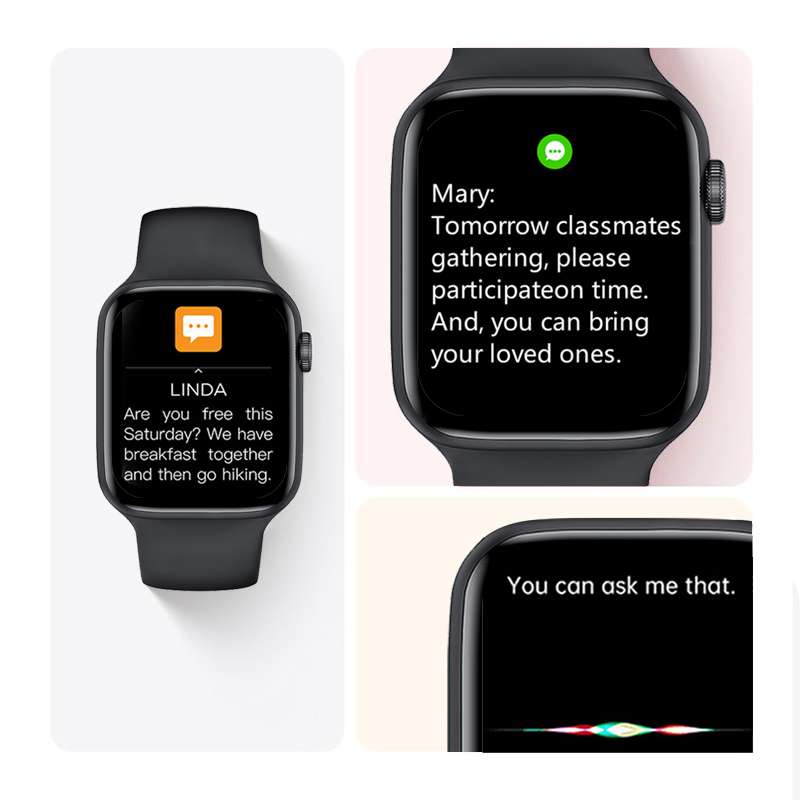 SmartWatch con schermo LCD da 1.6" gestione notifiche e chiamate KSC-765 F2510