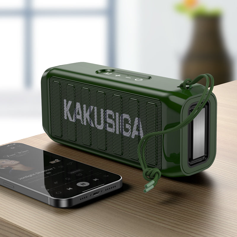 Altoparlante Bluetooth ingressi AUX/USB/Scheda SD Radio FM verde KSC-606