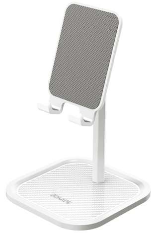 Supporto da tavolo per smartphone e tablet bianco JE008 6921042124414 F4425