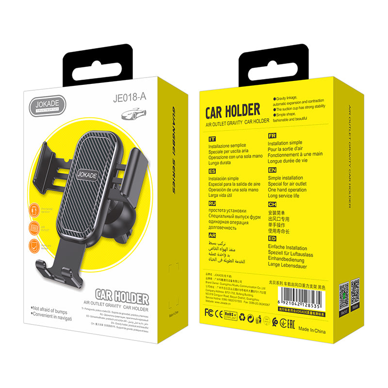 Supporto smartphone per auto JE018-A con rotazione 360°