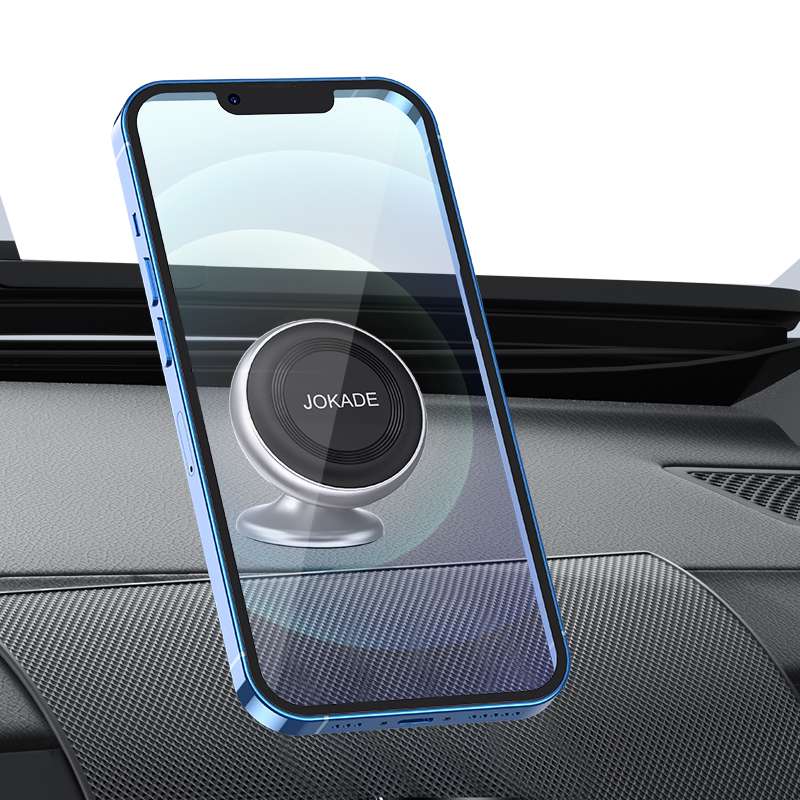 Supporto magnetico adesivo per auto argento JE024