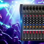 Mixer professionale 12 canali effetti DSP con Bluetooth/USB E6100