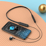 Cuffie auricolari da collo Bluetooth nere KSC-730 F2790